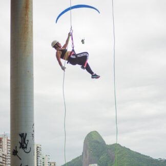 Rapel na praia de São Conrado - Rio de Janeiro - RJ